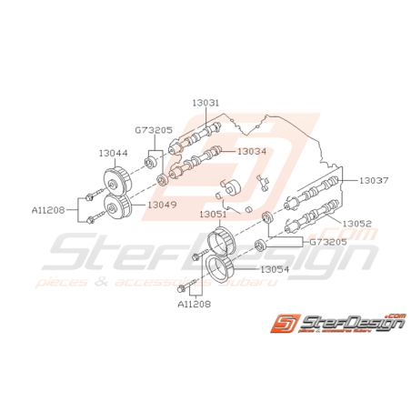 Ensemble Arbre à Cames Origine Subaru 1993 - 1998