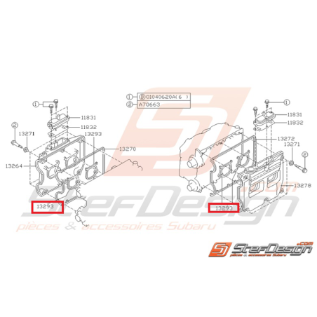 joint puit de bougie subaru GT 93-95  