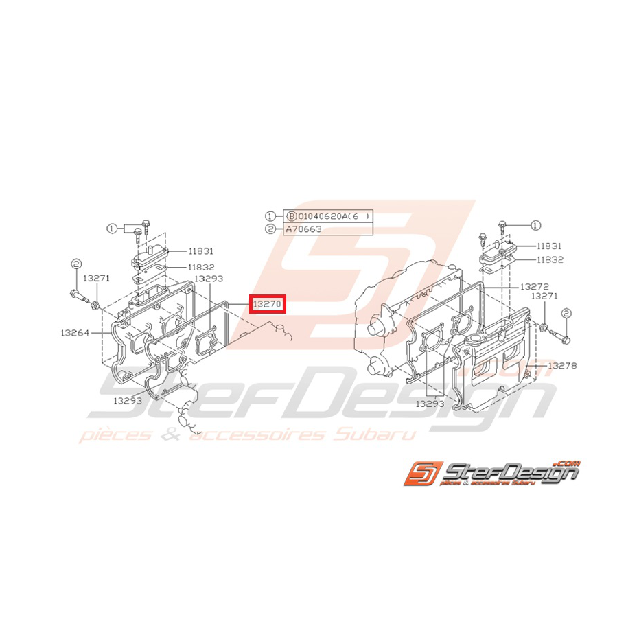 JOINT COUVRE CULASSE DROIT GT 97/98