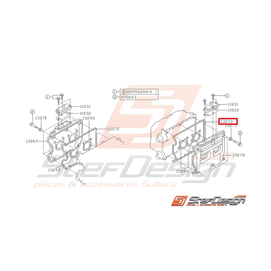 JOINT COUVRE CULASSE GAUCHE GT97/98