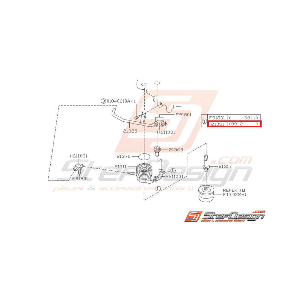 Collier de durite de modine WRX 2001 à 2005 et STI 2002 à 2007 Collier de durite de modine WRX 2001 à 2005 et STI 2002 à 2007