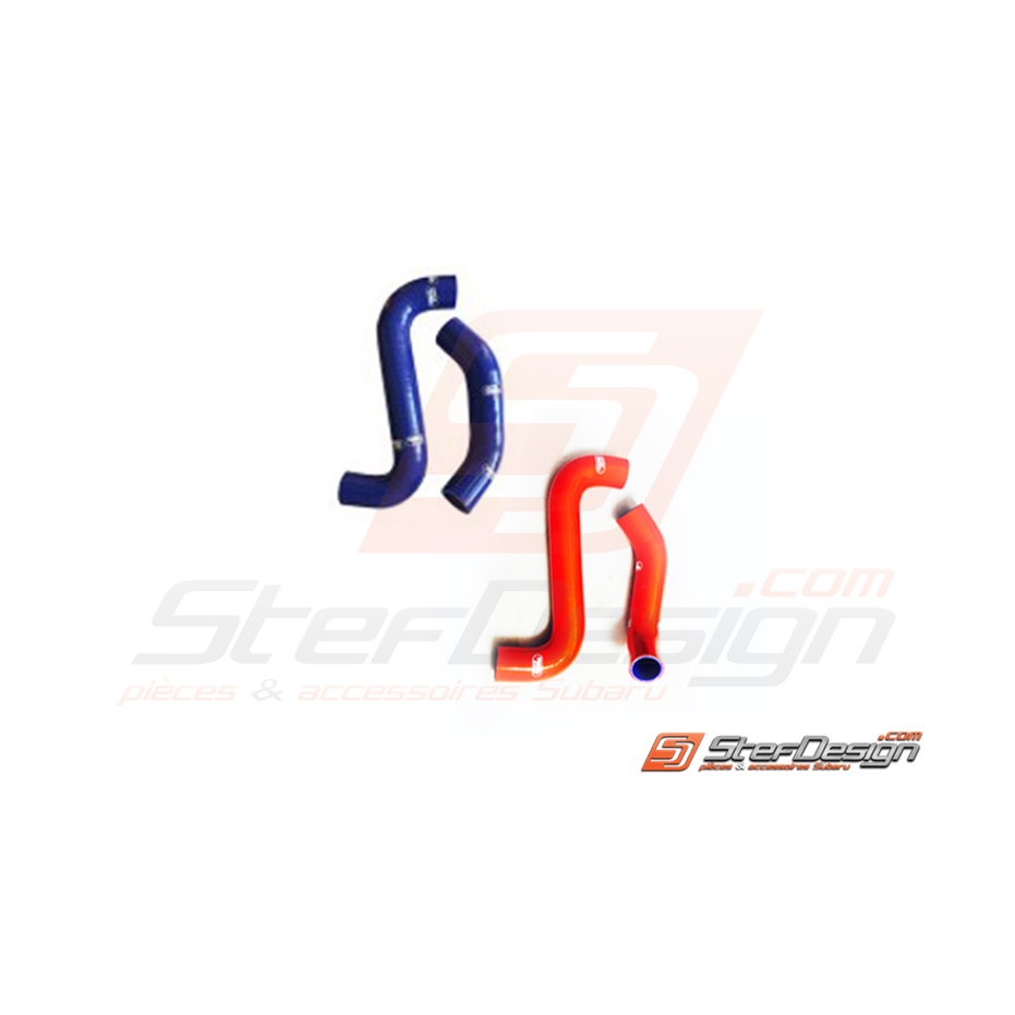 Kit 2 durites radiateur SAMCO pour WRX et STI 01-07 