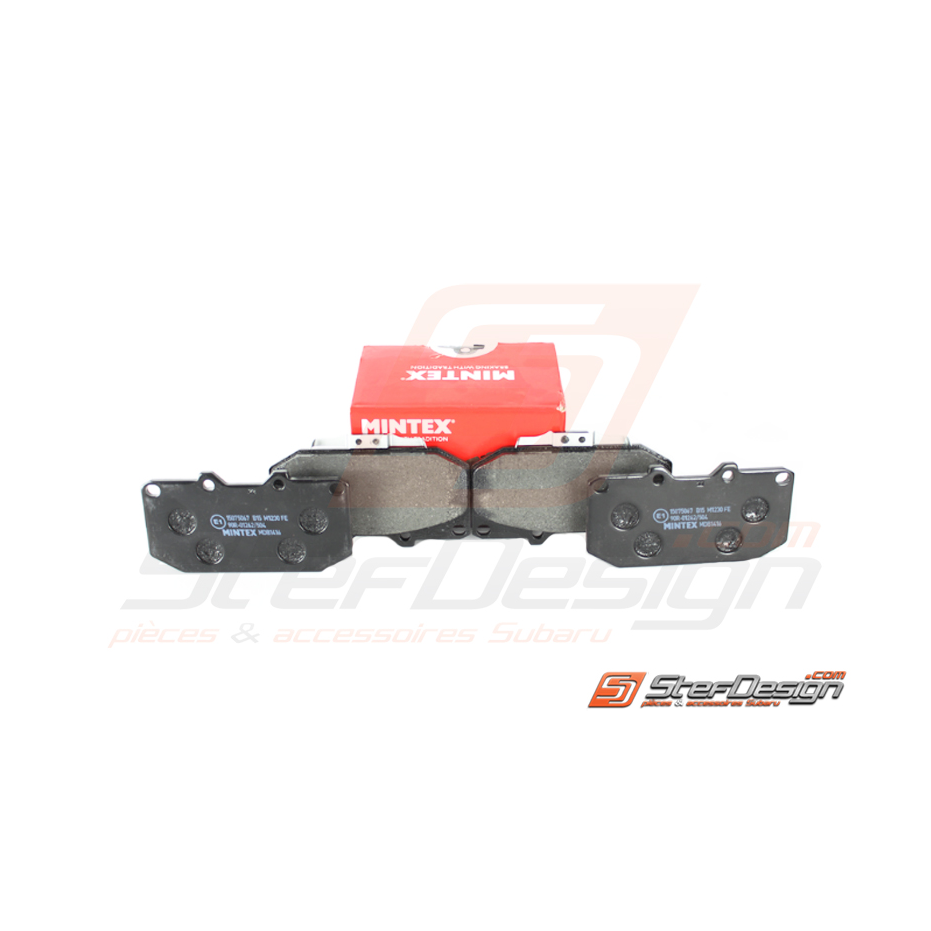 Kit plaquettes avant MINTEX pour SUBARU GT 99-00 WRX 01-07