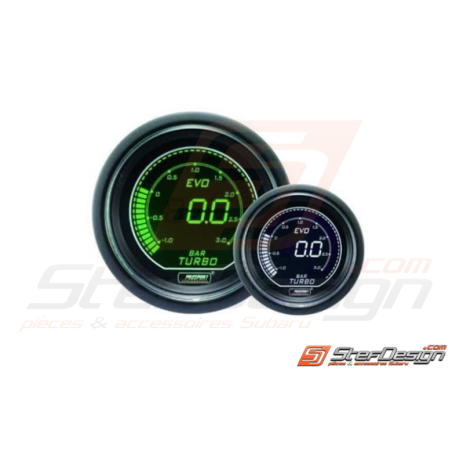 Manomètre PROSPORT digital (vert ou blanc) 