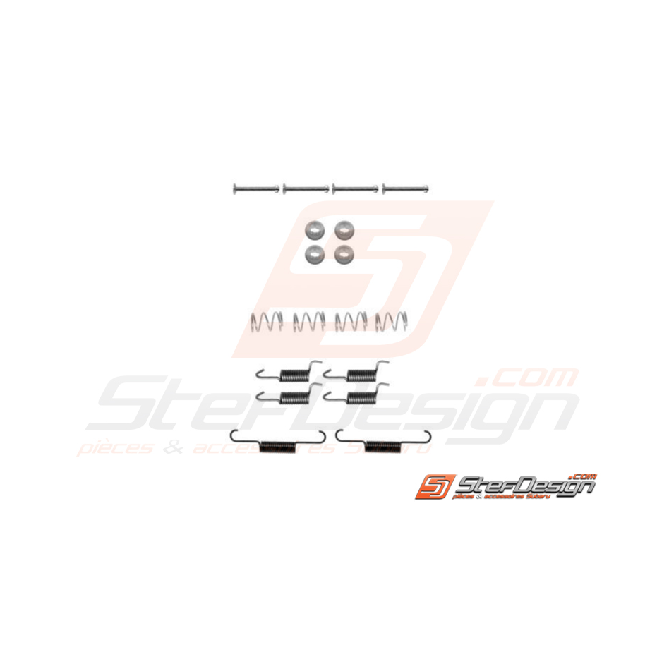 Kit montage de mâchoires de frein a main 93-07 Kit montage de mâchoires de frein a main 93-07