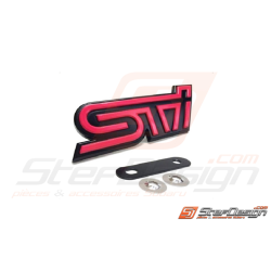 Logo de calandre STI rose-noir