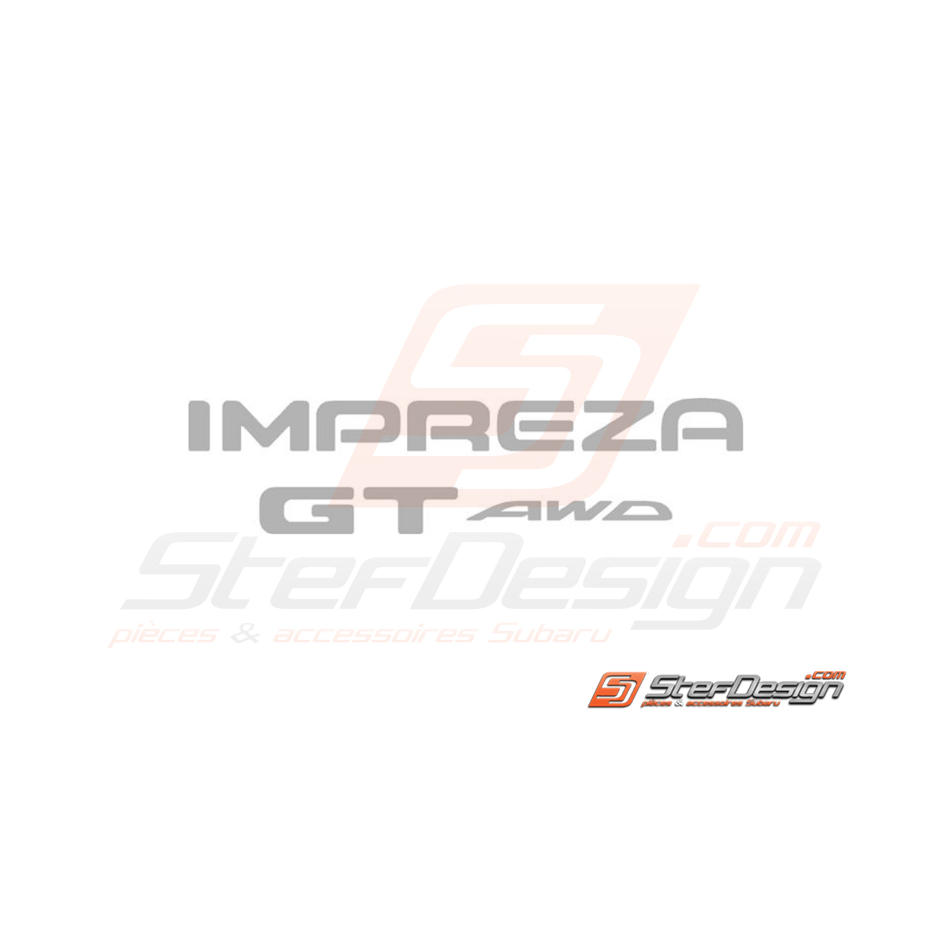 Autocollant  subaru impreza GT awd  Autocollant  subaru impreza GT awd