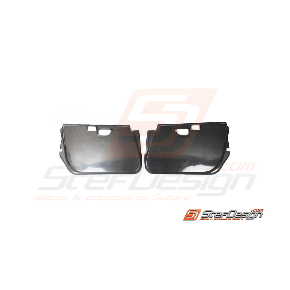 Jeu 4 panneaux de porte CARBONE subaru WRX/STI 01-07