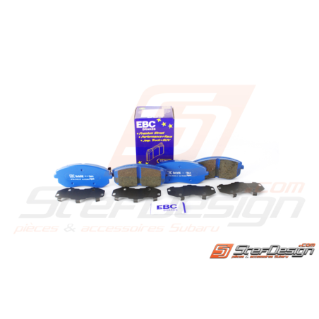 Kit plaquettes avant EBC subaru WRX 2008+ BRZ/toyota GT86