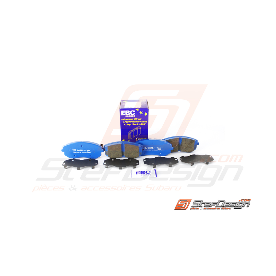Kit plaquettes avant EBC subaru WRX 2008+ BRZ/toyota GT86