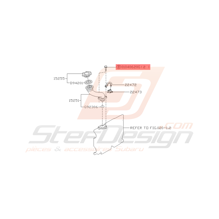 Vis Origine Subaru GT