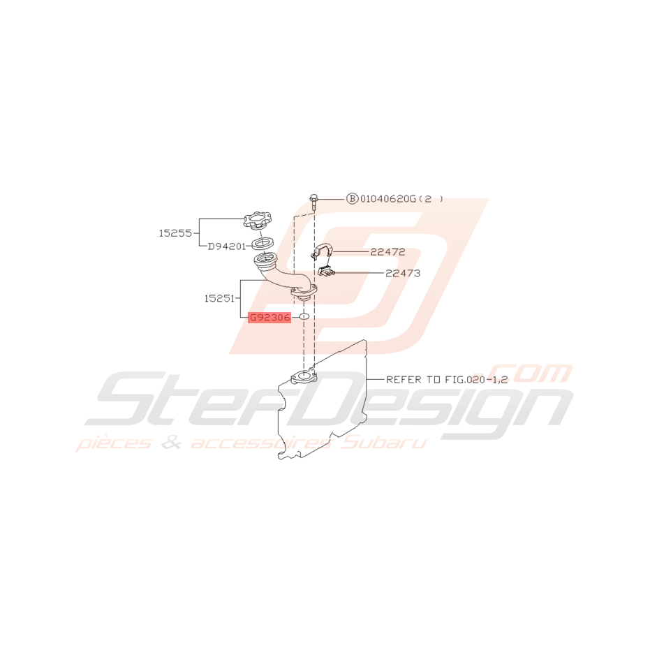 Joint Torique Origine Subaru GT 1993 - 1998