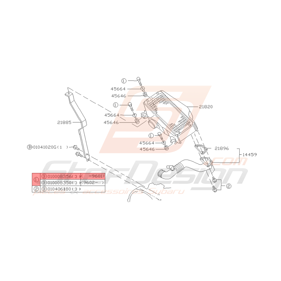 Vis Origine Subaru GT