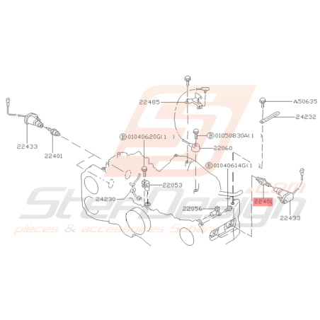 Bougie d'Allumage Origine Subaru Impreza GT 1993 - 1996