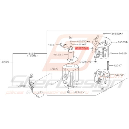 Joint Pompe à Essence Origine Subaru STI 2008 - 2014