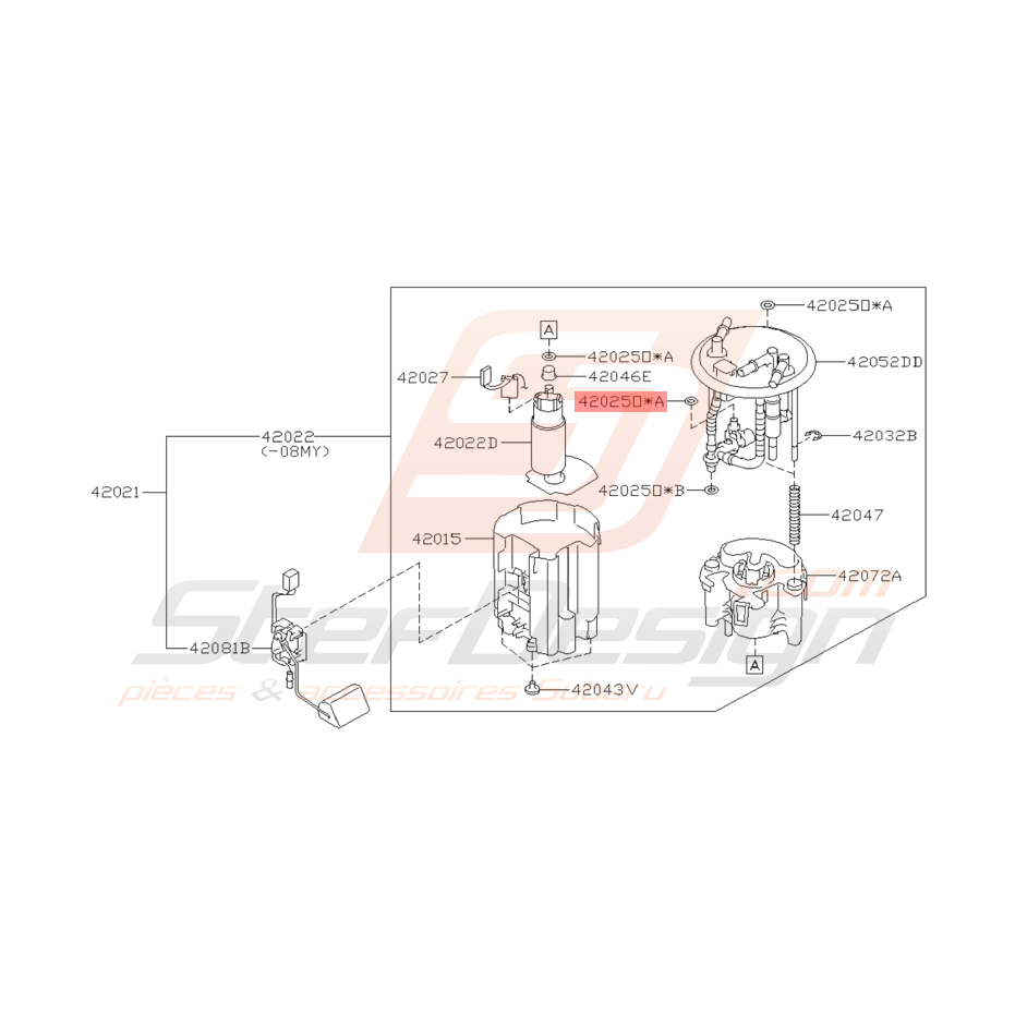Joint Pompe à Essence Origine Subaru STI 2008 - 2014