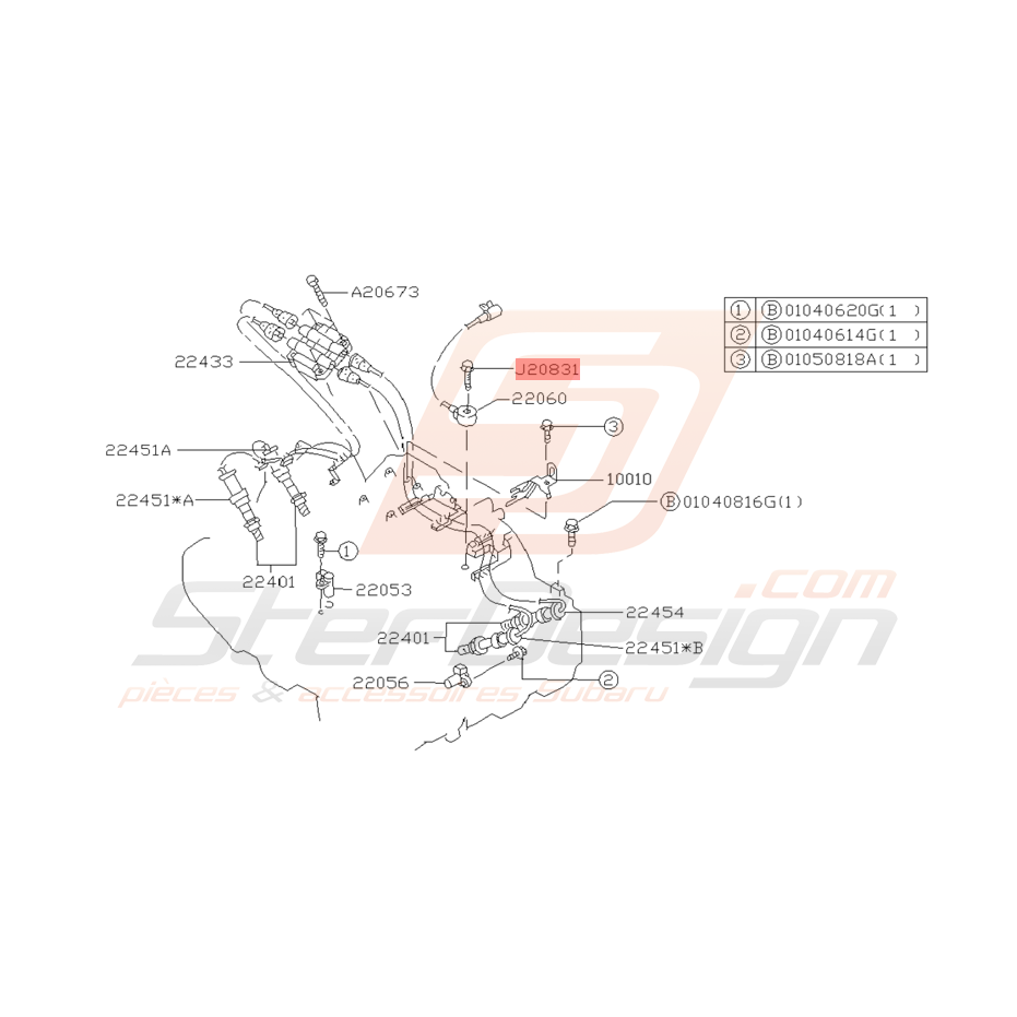 Vis origine Subaru GT