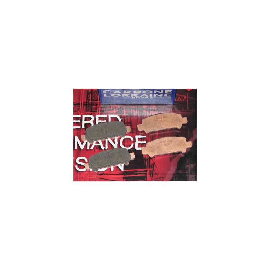 Plaquettes arrières Carbone Lorraine RC6 GT 99-00