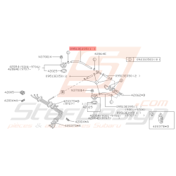 Flexible de Carburant Origine Subaru Impreza GT 1993 - 2000