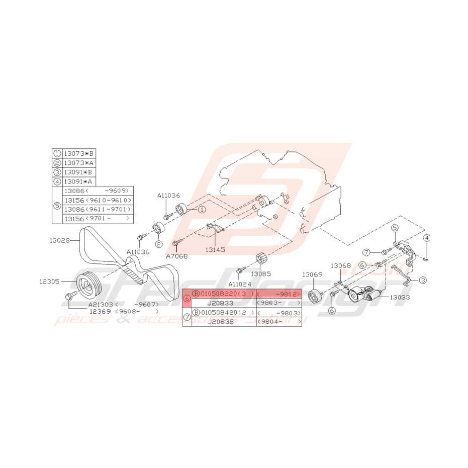 Vis Origine Subaru GT