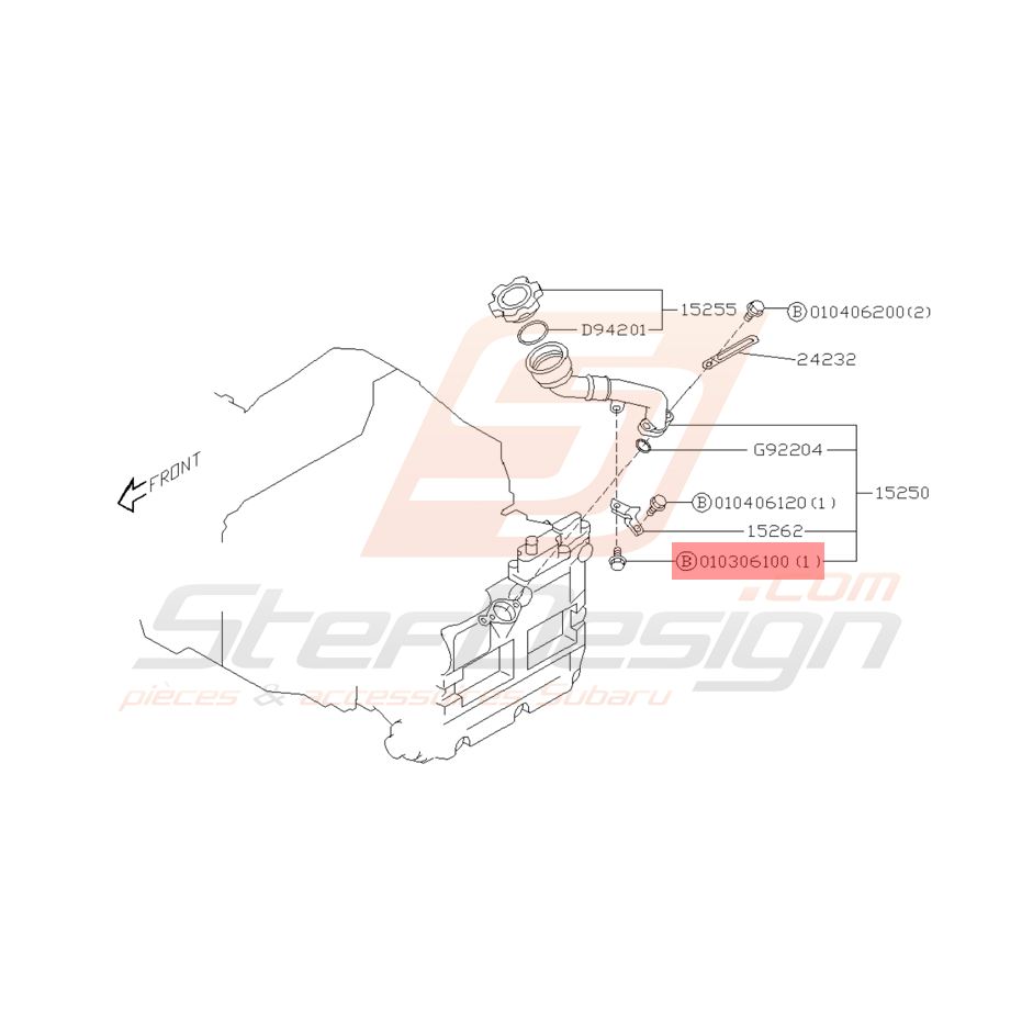 Vis Origine Subaru GT