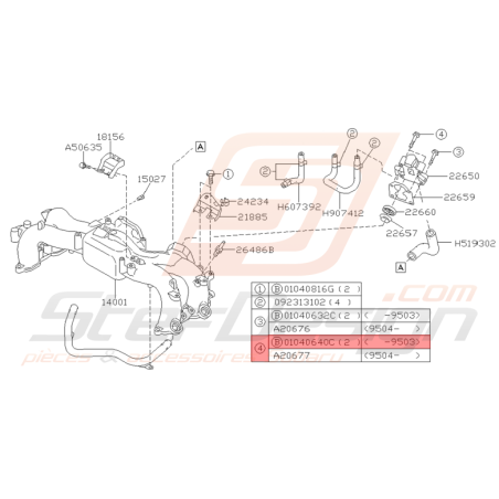 Vis Origine Subaru GT