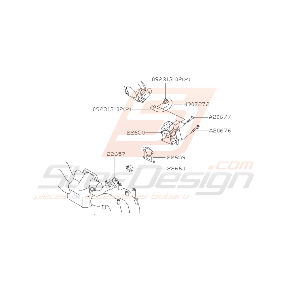 Schéma Vanne de Contrôle d'Air