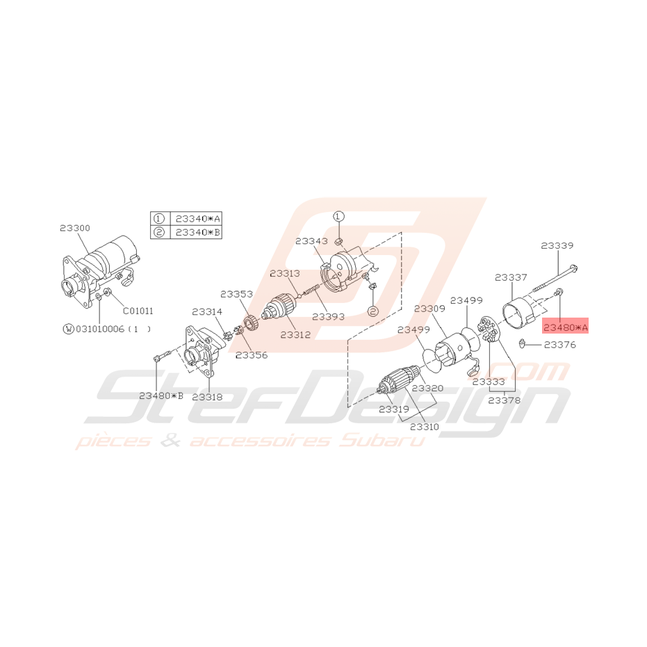 Vis Origine Subaru GT