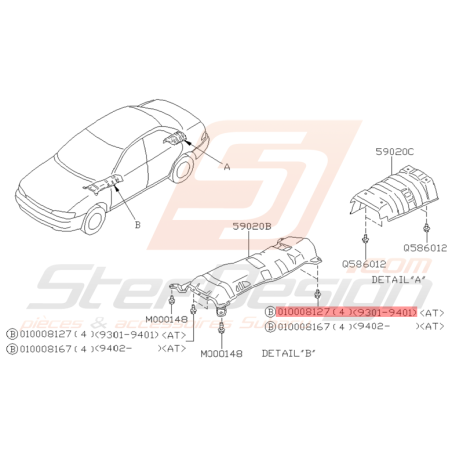 Vis Origine Subaru GT