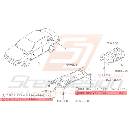 Vis Origine Subaru GT