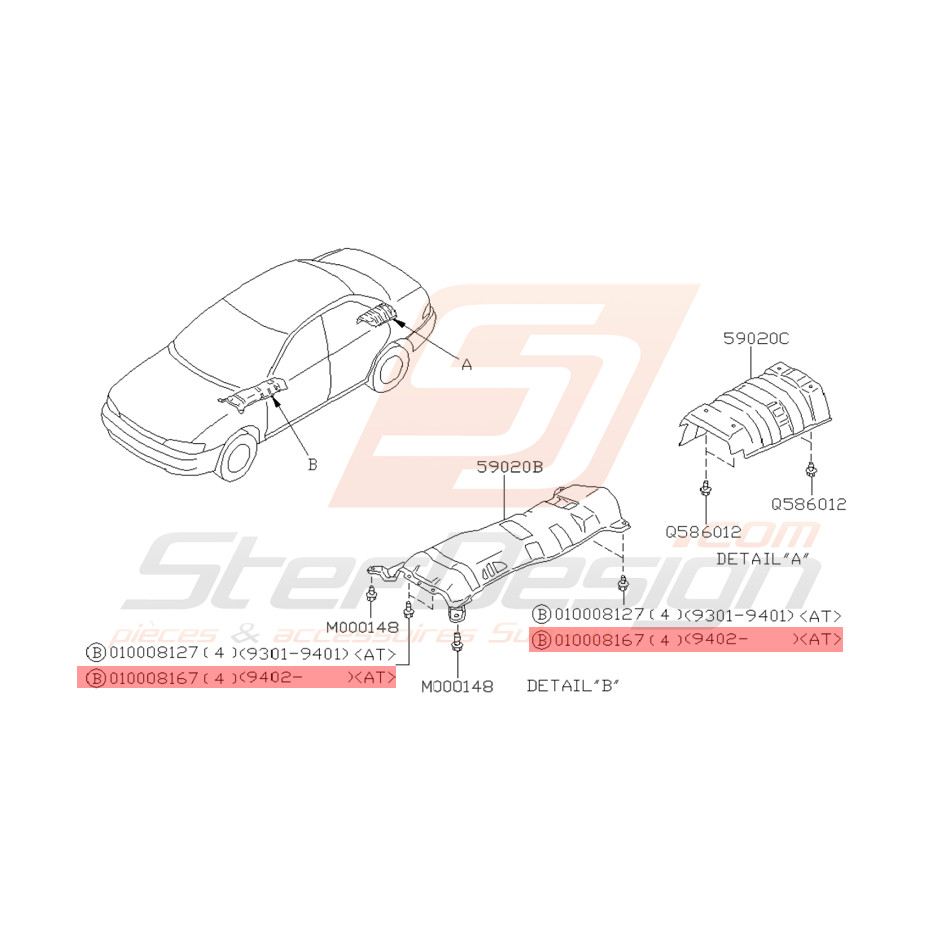 Vis Origine Subaru GT