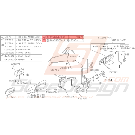 Vis Taraudeuse Origine Subaru GT