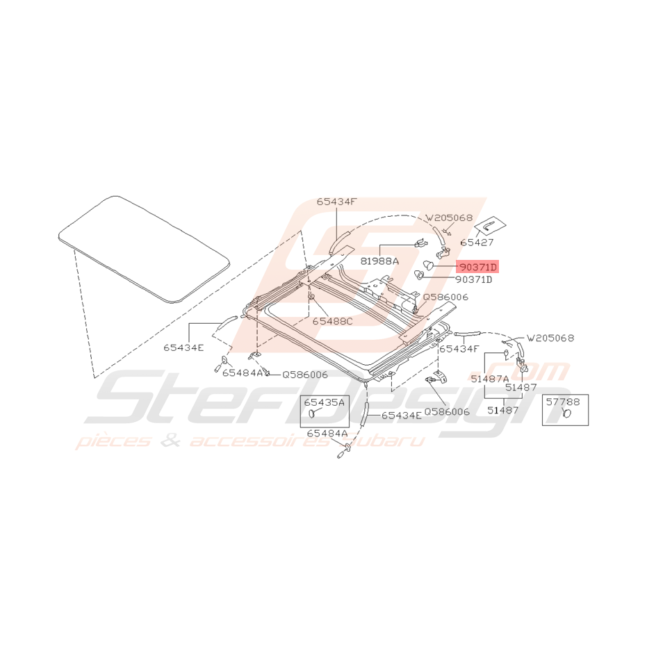 Bouchon en Caoutchouc Origine Subaru Impreza GT 1993 - 2000 Bouchon en Caoutchouc Origine Subaru Impreza GT 1993 - 2000