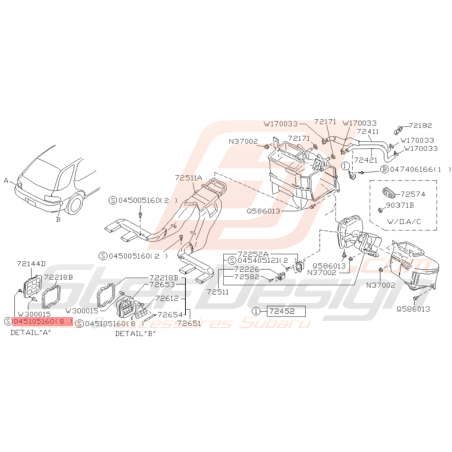Vis Taraudeuse Origine Subaru GT