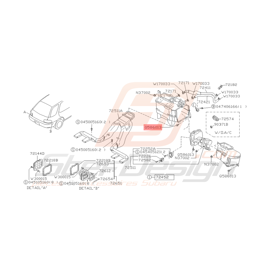Vis Taraudeuse Origine Subaru GT Vis Taraudeuse Origine Subaru GT