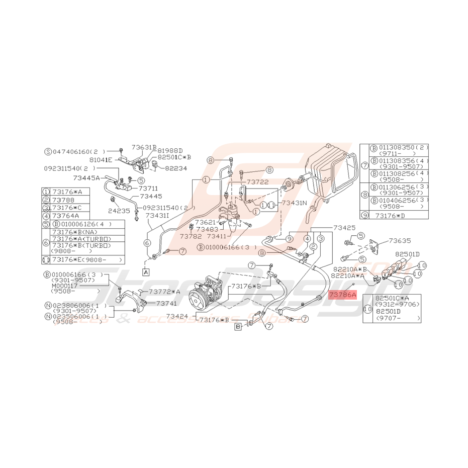 Bouchon Origine Subaru GT Bouchon Origine Subaru GT