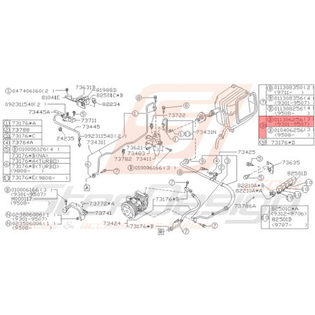 Vis Origine Subaru GT