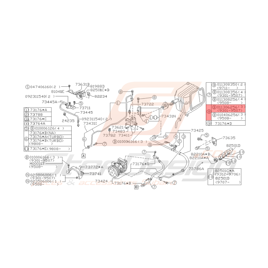 Vis Origine Subaru GT