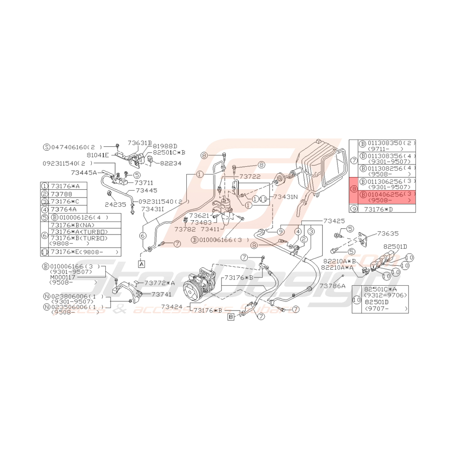 Vis Origine Subaru GT