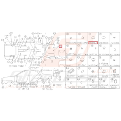 Bouchon Origine Subaru Impreza GT 1993-2000