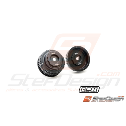 Kit 2 poulies d'échappement RCM GT 99-00 et WRX 01-10 STI 01-07