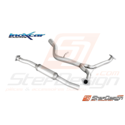 Intermediaire INOXCAR avec pare-flamme pour impreza STI 2015/2017