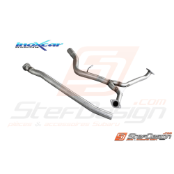 Intermediaire INOXCAR sans pare flamme pour impreza STI 2010-2014