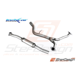 Intermediaire INOXCAR avec pare-flamme pour impreza STI 2010/2014