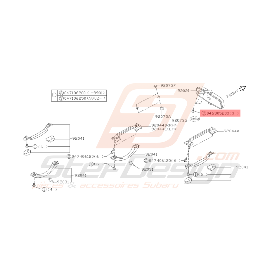 Vis Taraudeuse Origine Subaru GT