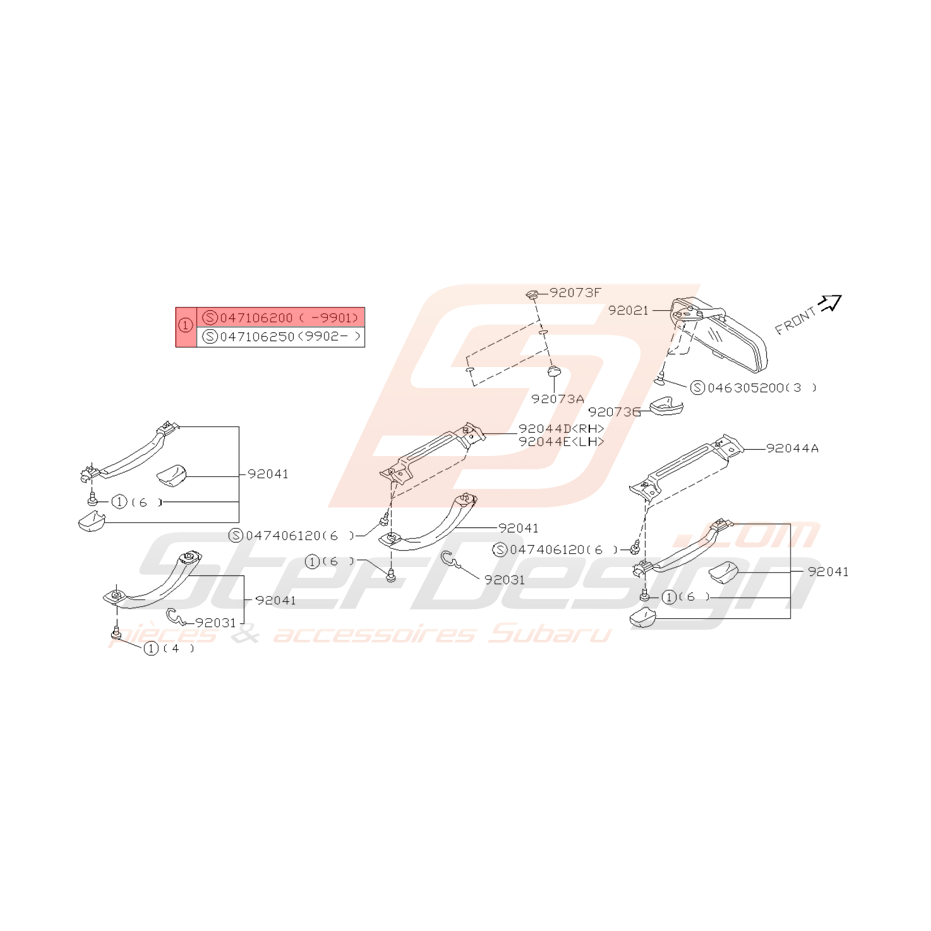 Vis Origine Subaru GT