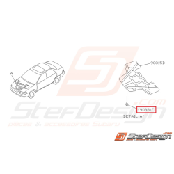 Clips isolation capot GT 93-00