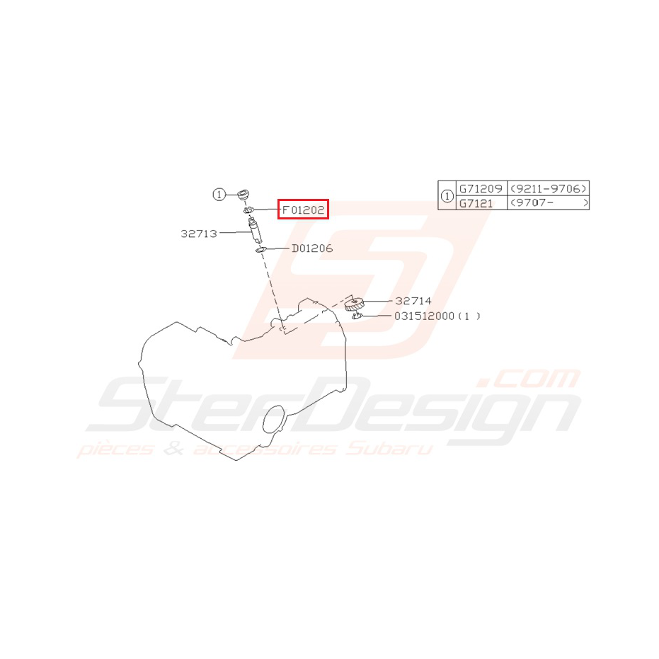 Circlips Origine Subaru Impreza GT 1993-2000 Circlips Origine Subaru Impreza GT 1993-2000