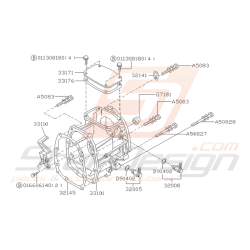 schéma de Boite de Transfert Origine Subaru Impreza GT 1998