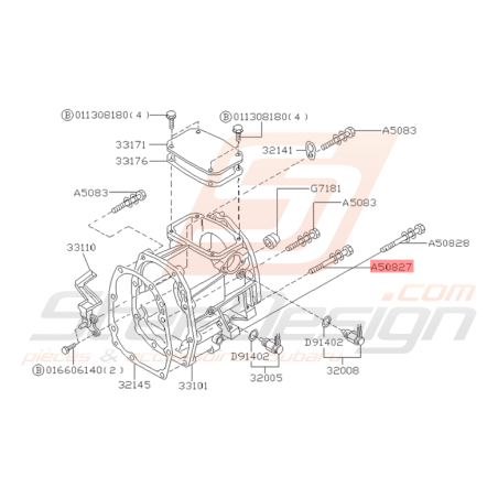 Vis et Rondelle Origine Subaru Impreza GT 1998 WRX 01-07